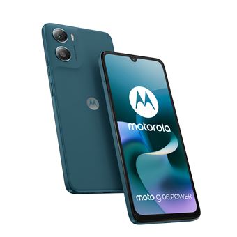 Motorola Moto G06 Power 4/256 Go Tapestry Blue 6,88  120 Hz Android 15 double nano SIM + Motorola Buds Bass Dark shadow - Neuf