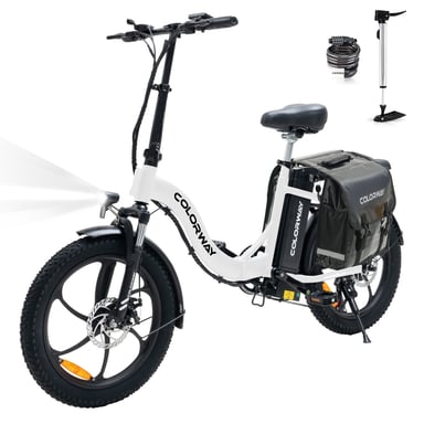 Vélo électrique pliant COLORWAY Noir 20'' - Batterie 36V 15Ah - Moteur 250W