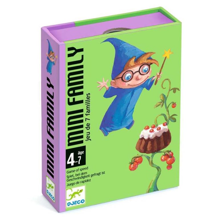 Jeu Classique Djeco Mini Family DJ05101djeco – Jeu de 7 Familles Compact - vue 2