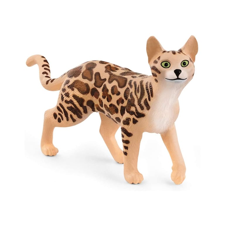 Chat Bengal Schleich® Jouet Animalier Réaliste et Actif Neuf
