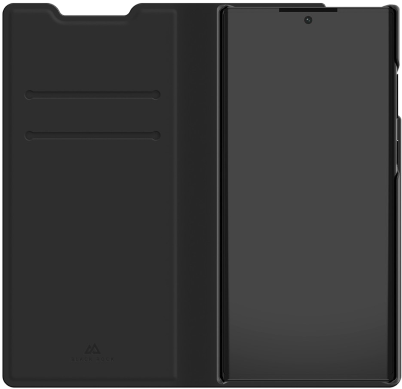 Etui portefeuille The Standard pour Samsung Galaxy S22 Ultra 5G, noir