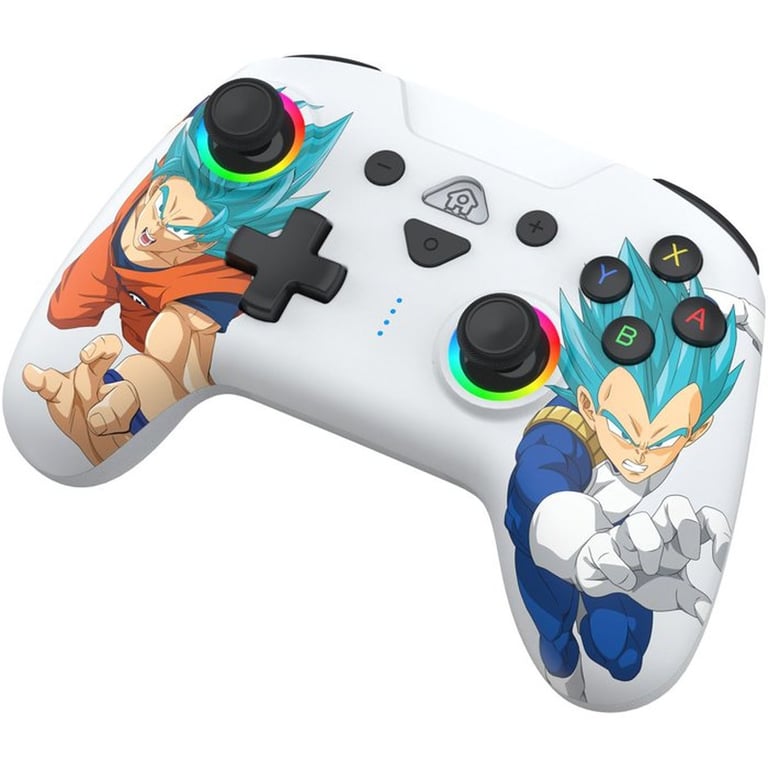 Manette sans fil Nintendo Switch / Switch OLED / Switch 2 Dragon Ball Goku vs Vegeta Bluetooth SUBSONIC - vue 3