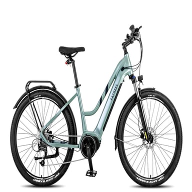 FAFREES FM8 Bicicleta Eléctrica - Motor 250W Batería 522WH Autonomía 110KM - Verde