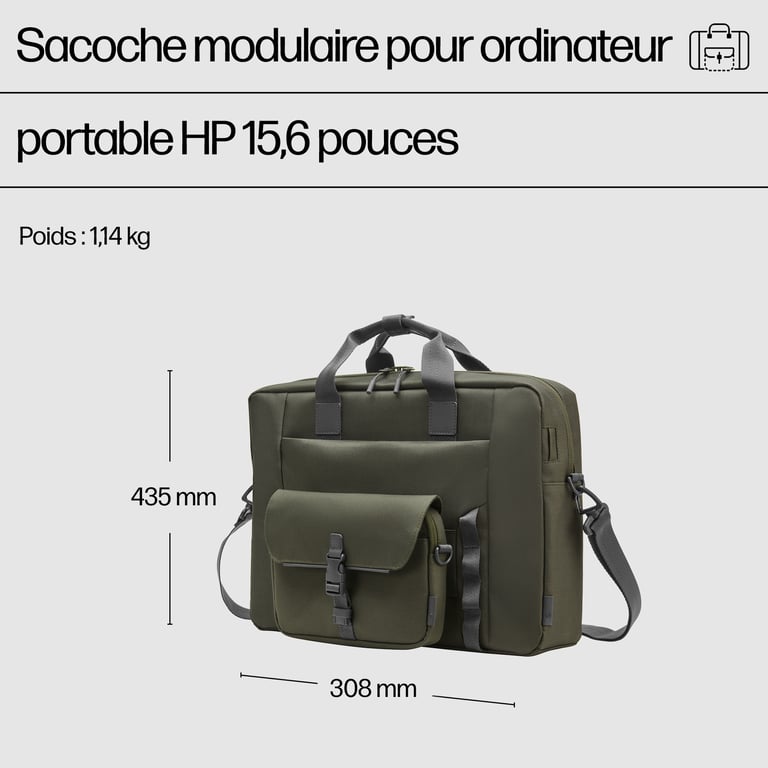HP Sacoche pour ordinateur portable modulaire 15.6 - vue 5
