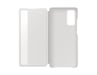 Folio Clear View Cover Blanc pour Samsung G S20FE Samsung