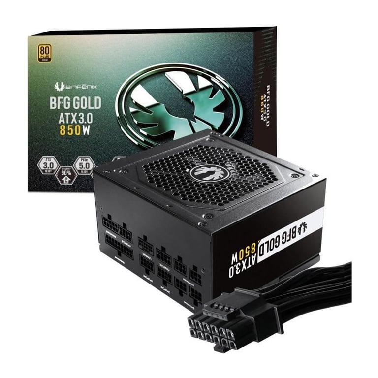 BITFENIX BFG GOLD 80+ Gold ATX 3.0 Alimentation PC - vue 2