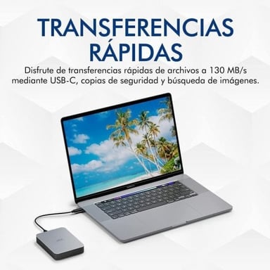 LaCie Mobile Drive (2022) disco duro externo 1 TB 2.5'' USB Tipo C 3.2 Gen 1 (3.1 Gen 1) Plata