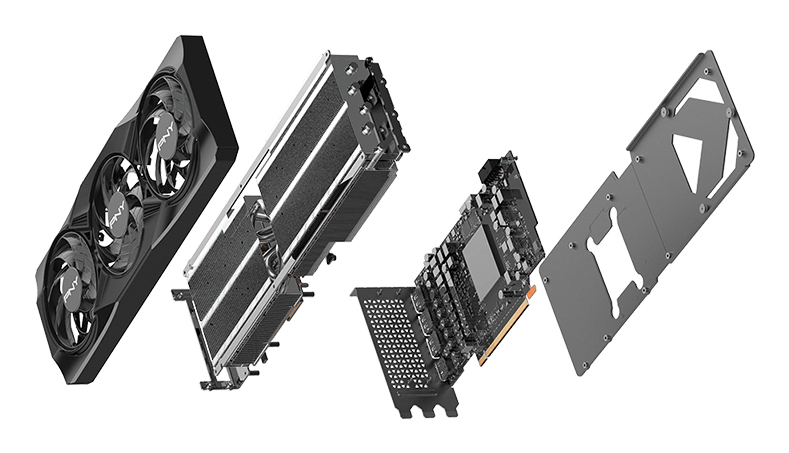 PNY GeForce RTX 5070 Ti OC NVIDIA 16 Go GDDR7 - Neuf