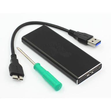 CoreParts MSACSC/USB3.0 Boîtier de disques de stockage Enceinte ssd Noir