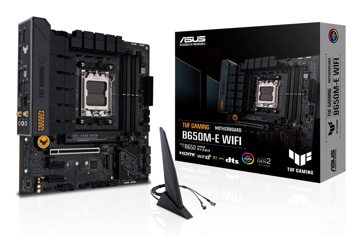 ASUS TUF GAMING B650M-E WIFI AMD B650 Emplacement AM5 micro ATX - Neuf
