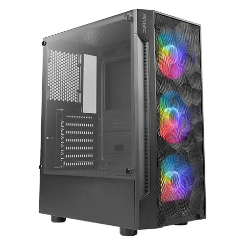 Antec NX Series NX260 Mid tower ATX panneau latéral fenêtré verre trempé pas d'alimentation USBAudio - vue 3