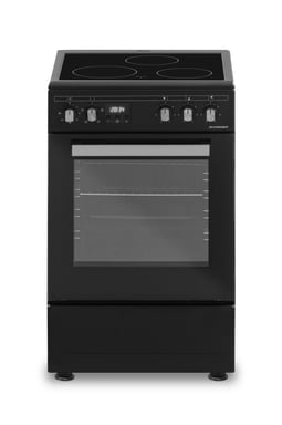 Schneider SCCV53C-BM - Cuisinière vitrocéramique Black mat