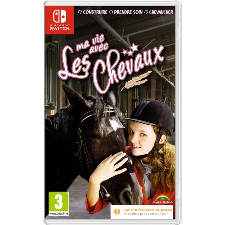 Ma vie avec les chevaux Nintendo SWITCH Code de téléchargement Neuf