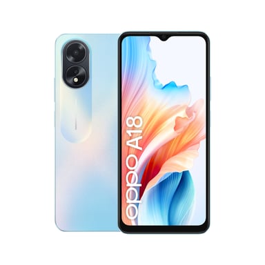 Oppo A18 128 Go, Bleu, Débloqué