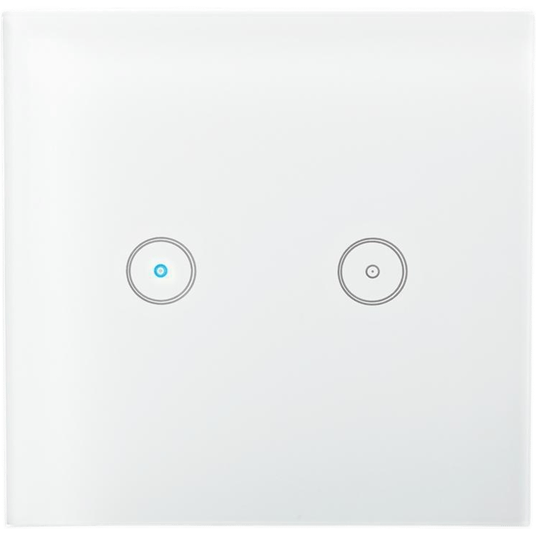 Interrupteur mural Nedis WIFIWS20WT double Neuf