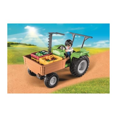 Playmobil 71249 - Tractor Con Remolque
