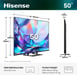 Televisor Hisense 50A79S 127 cm (50'') 4K Ultra HD Smart TV Wifi Negro