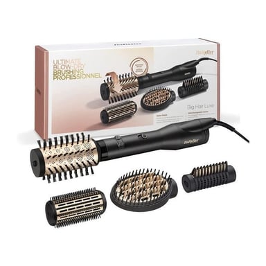 BABYLISS BIG HAIR LUXE AS970E spazzola rotante multistile con ceramica da 50 mm e spazzola fissa da 38 mm