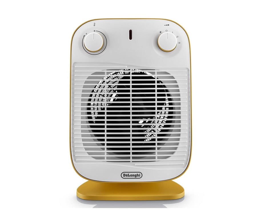 Chauffage soufflant DeLonghi HFS50B20.YE Jaune Rotatif - vue 3