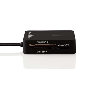 Nedis CRDRU2300BK lecteur de carte mémoire USB 2.0 Interne Noir