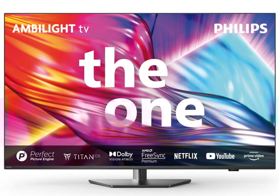 55'' LED 144Hz UHD P5 SMART TV - TITAN Ambilight 3 - SAT TUNER Stand PHILIPS - 55PUS8909