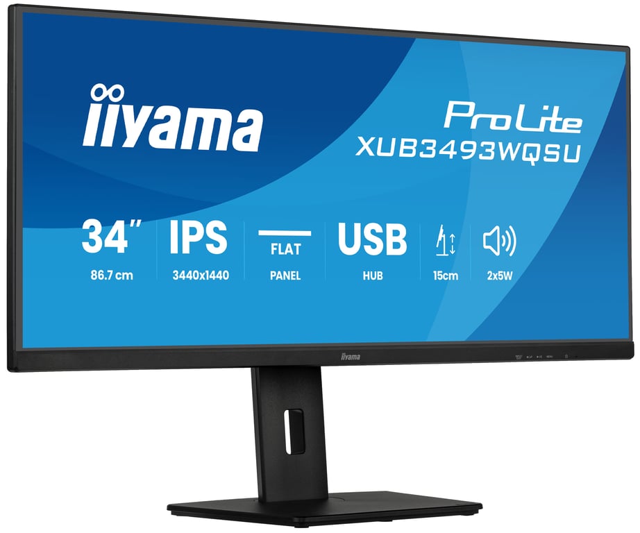 iiyama ProLite XUB3493WQSU B6 écran plat de PC 86 4 cm 34 1440 x 3440 pixels UltraWide Quad HD LED Neuf