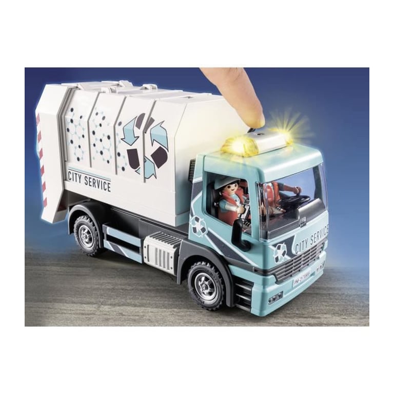 Playmobil 70885 Camion Poubelle avec Effet Lumineux City Life La Maison Moderne Promo Pack Coffret Univers - vue 9