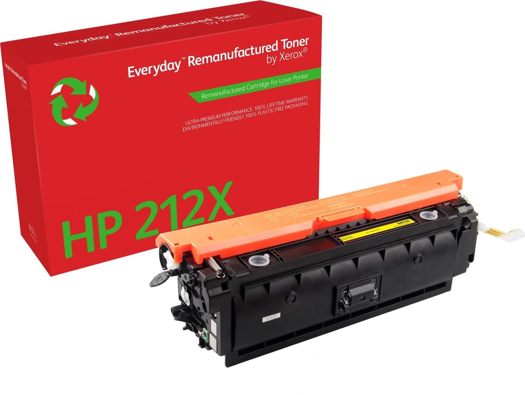 Xerox À rendement élevé jaune compatible cartouche de toner alternative pour : HP HP W2122X programme de retours World Alliance - vue 2