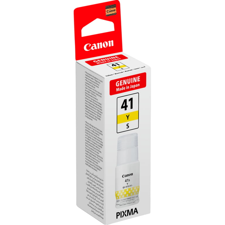 Canon GI 41S Y 40 ml jaune original recharge d'encre pour PIXMA G1420 G2420 G2460 G2470 G3420 G3460 G3470 MG2420 MG2460 - vue 2