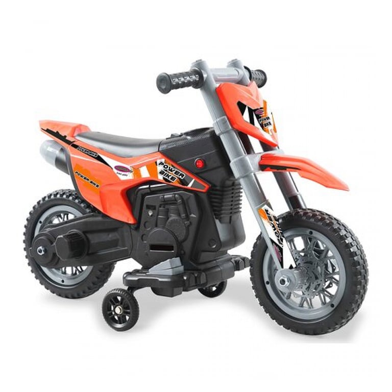 Moto Électrique Ride-on Power Bike – 6V, Sécurité Maximale Avec Roues D'entraînement - vue 7