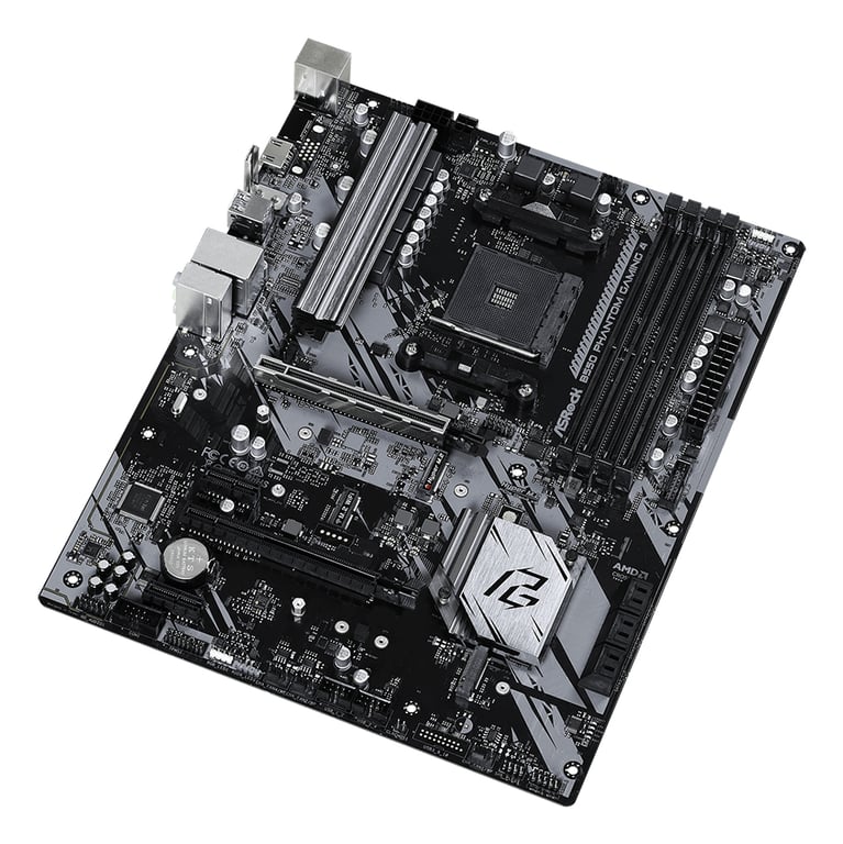 Asrock B550 Phantom Gaming 4 AMD B550 Emplacement AM4 ATX Neuf - vue 3