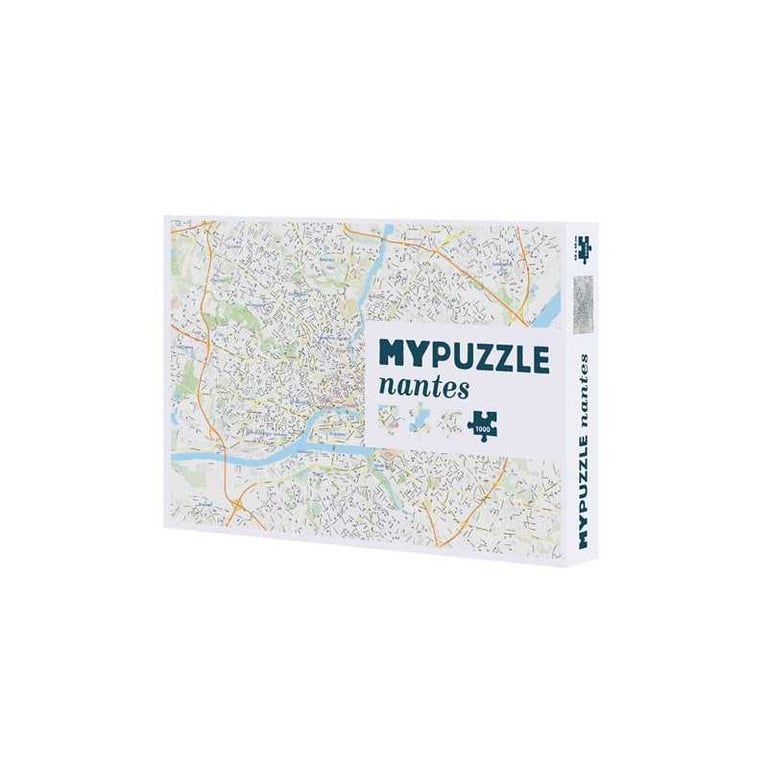 Puzzle Helvetiq MyPuzzle Nantes 1000 pièces 68 x 48 cm Multicolore - Neuf