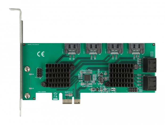Carte Contrôleur Delock PCI Express – 8 Ports SATA 6 Gbps - vue 3