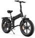 Vélo électrique pliable ENGWE ENGINE X 20'' pour adultes, batterie au lithium 48 V 13 Ah, 7 vitesses, suspension complète-Noir