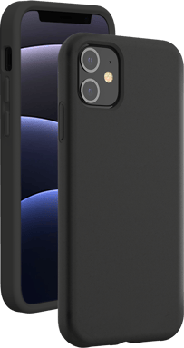 BigBen Connected Funda para iPhone 12 mini Rígida Silicona Soft Touch Negro