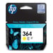 HP 364 Cartouche d'encre jaune authentique (CB320EE) pour HP DeskJet 3070A et HP Photosmart 5525/652