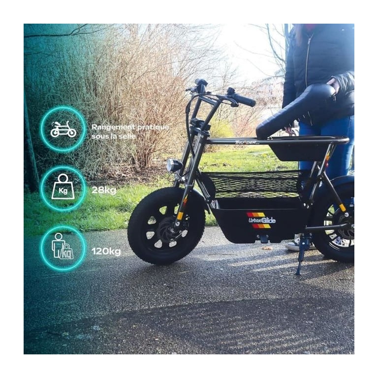 Draisienne électrique URBANGLIDE Thunder 160 16 Adulte Pliable - vue 3