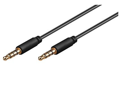 Microconnect IPOD013 cavo audio 3 m 3.5mm Nero (3,5 mm Headphone & Audio Cable - 3.5mm Minijack extension Cable - Warranty: 300M)