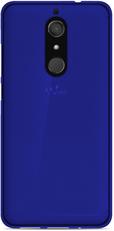 Coque silicone unie compatible Givré Bleu Wiko View XL