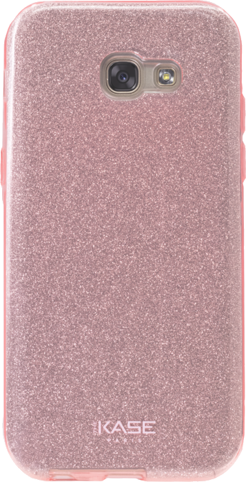 Coque slim pailletée étincelante pour Samsung Galaxy A3 (2017), Or Rose
