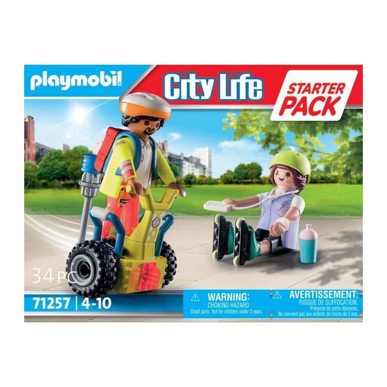 Secouriste Avec Gyropode Playmobil La Boîte - vue 4