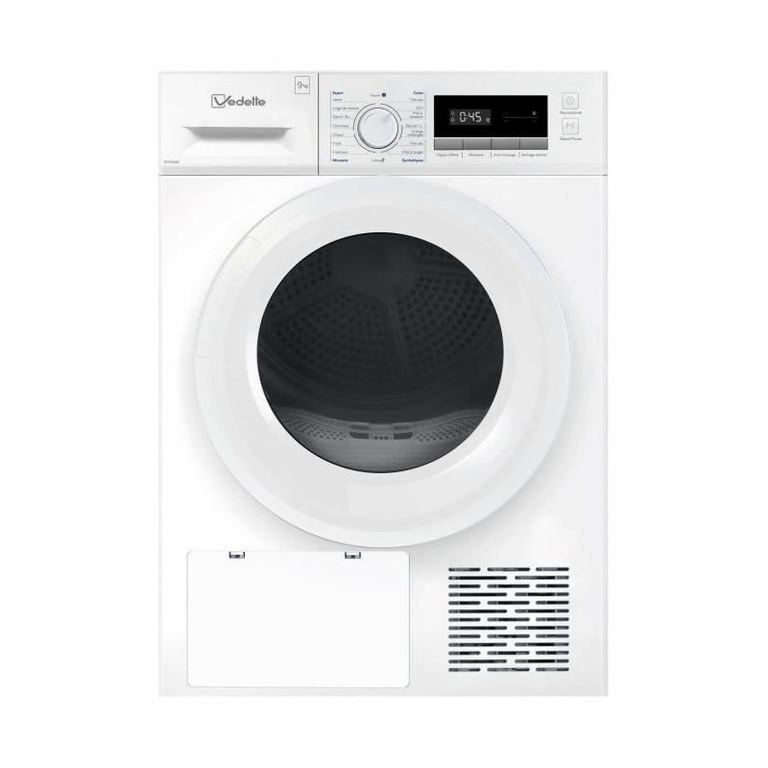 Sèche linge pompe à chaleur VEDETTE SFV594H 9 kg L60cm - vue 3