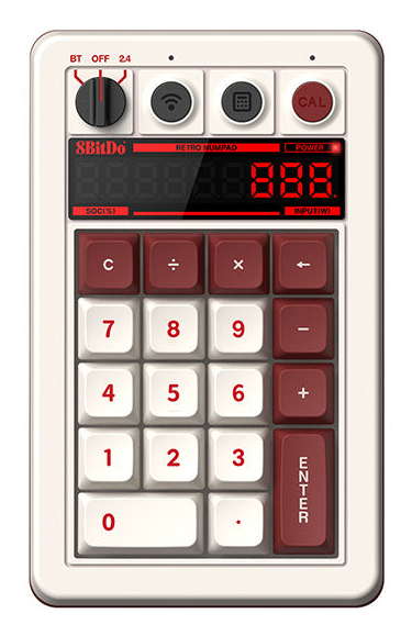 8BitDo Retro 18 Mechanical Numpad Fami Edition Neuf