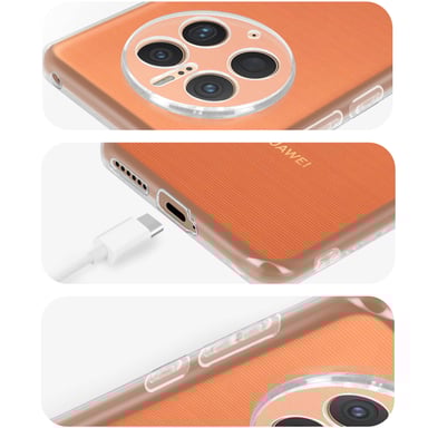 Carcasa Silicona para Huawei Mate 50 Pro Esquinas Antigolpes Imak Transparente