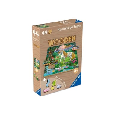 Unicornios - Puzzle de madera 44 piezas