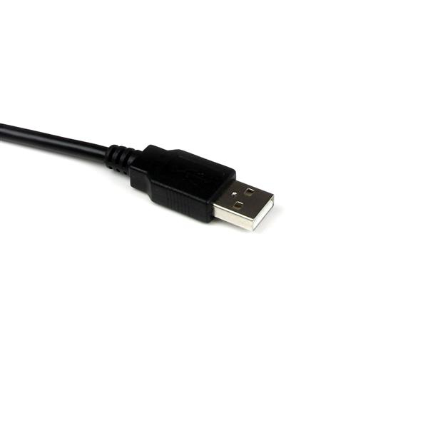 StarTech.com Câble d'Extension Mâle/Femelle USB 2.0 de 1.50m - Prolongateur USB pour Bureau