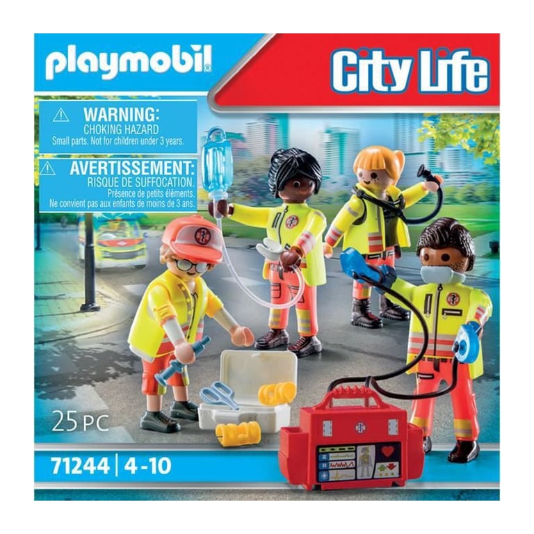 PLAYMOBIL - 71244 - City Action Les Secouristes - Equipe de secouristes - Neuf