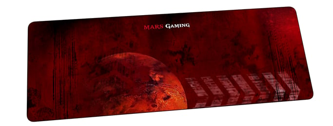 Mars Gaming MMP2 tapis de souris Noir, Rouge