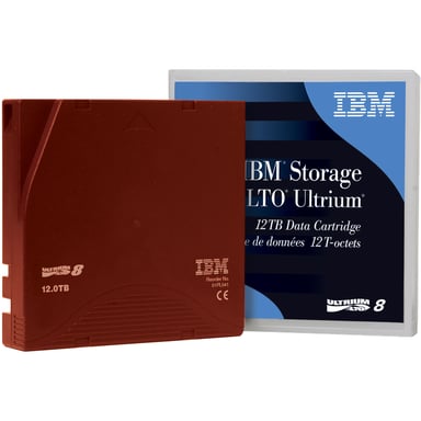 IBM Ultrium 8 Cinta de datos virgen 12 TB LTO