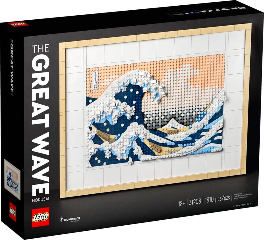 Recréez La Grande Vague d'Hokusai avec LEGO ART 31208 Neuf